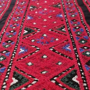 پک ده متری نوار  (یراق) سنتی بلوچی دوزی کاموا بافت نقش برجسته کد 2