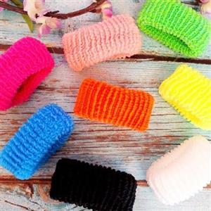 کش مو حوله ای بزرگ دارای رنگبندی جذاب  پر طرفدار قیمت هر عدد 33000