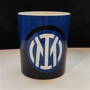 ماگ سرامیکی سفید طرح باشگاه ورزشی اینترمیلان کد 01