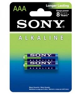 باطری نیم قلمی آلکالاین سونی (جفتی) SONY Alkalaine 