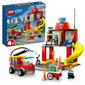 لگو سری سیتی مدل Fire Station and Fire Truck کد 60375