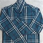 پیراهن مردانه پارچه نخ پنبه سایز 2XL رنگ فیروزه ای