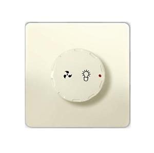 دیمر فن و لامپ، توکار  ، رنگ صدفی،  دکمه طلایی،  مدل کریستال  \t\t\t