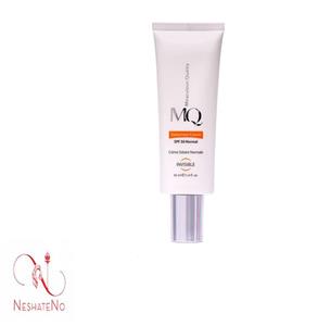 کرم ضدافتاب MQ ام کیو SPF50  بی رنگ،اینویزیبل 55 میل انواع پوست