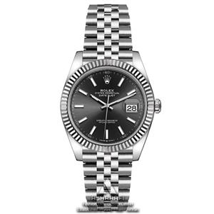 ساعت مچی مردانه و زنانه رولکس دیت جاست بدنه نقره ای رنگ ROLEX DATEJUST