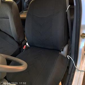 روکش صندلی پرشیا قدیم  رنگ مشکی پارچه برزنت جودون سنگین.