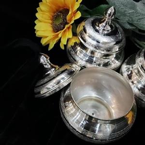 قندان دربدارقلم تبریز طرح نقره آبکاری نقره تضمینی