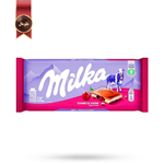 شکلات تخته ای میلکا milka مدل crema cu visine وزن 100 گرم 