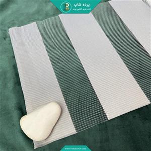 پرده زبرا ساده رنگ طوسی روشن