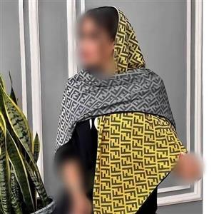 روسری نخی تابستانه طرح فندی قواره 140