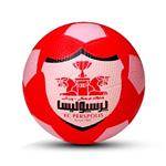 توپ فوتبال طرح پرسپولیس رنگ قرمز  سایز  بزرگ کیفیت بسیار عالی با قیمت مناسب