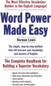 کتاب word power made easy اثر Norman Lewis انتشارات هدف نوین