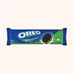 بیسکویت اورئو OREO شکلاتی کم شکر با طعم خامه وانیلی 128 گرمی