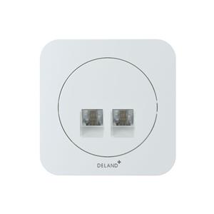 سوکت تلفن دو خط دلند پلاس مدل آدا