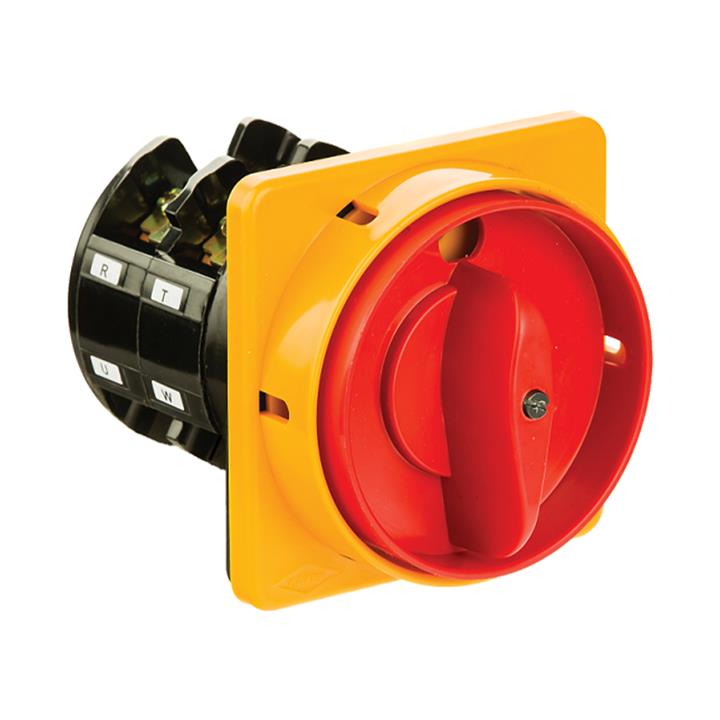 کلید گردان زرد و قرمز 200 آمپر الکترو کاوه
