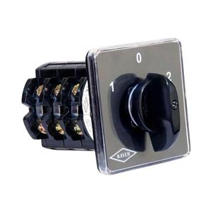 کلید گردان سه فاز و نول دو طرفه کوچک 100 آمپر الکترو کاوه کد PL105