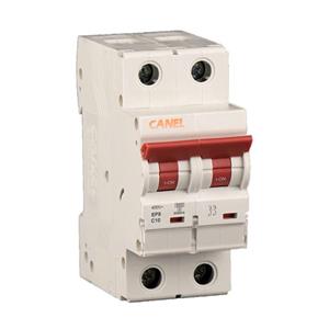 کلید مینیاتوری 25 آمپر دو پل AC کانل کد C25-6KA-2P