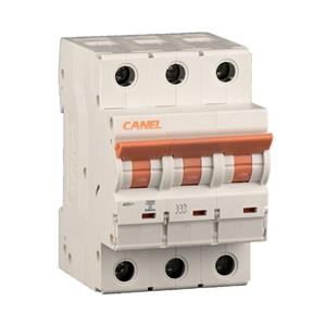 کلید مینیاتوری 63 آمپر سه پل AC کانل کد C63-6KA-3P