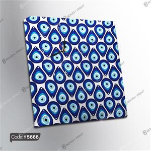 ساعت چاپی طرح چشم نظر کد 5666