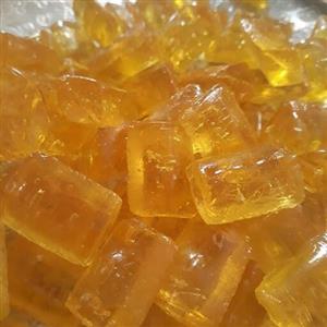 آبنبات قیچی مدل زرد ساده (زعفرانی) 500 گرمی