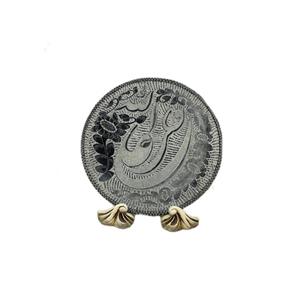 بشقاب سنگی طرح خطی علی