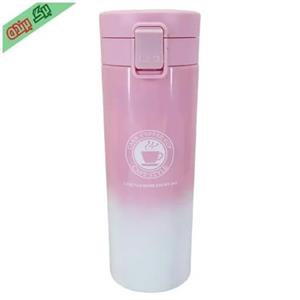 تراول ماگ سفری پاستیلی قفل دار کافی طرفیت 500 میلی لیتر