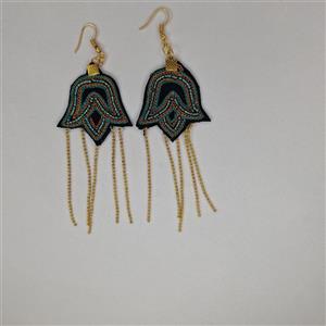 گوشواره گلابتونی