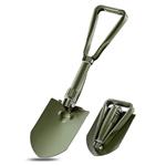 بیلچه تاشو آفرودی سبز  Military Camping Folding Shovel