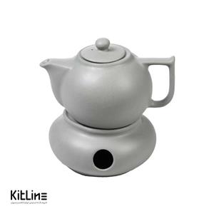 قوری وارمر دار سرامیکی طرح گل ناز