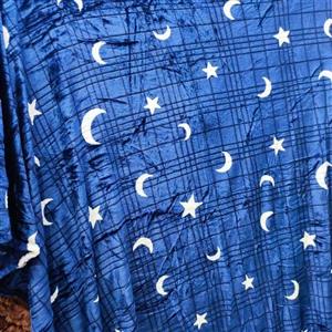 پتو ژله ای طرح ماه و ستاره(آبی)
