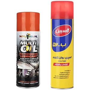 مجموعه 2 عددی اسپری روان کننده و زنگ بر کاسپین مدل Multi oil B-52 