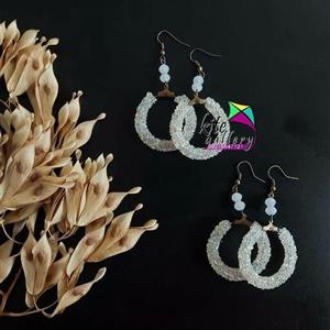 گوشواره دخترانه سواروسکی سفید