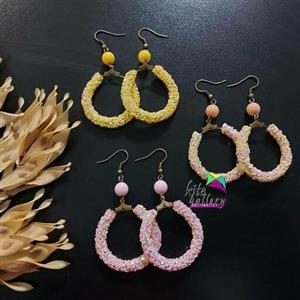 گوشواره دخترانه سواروسکی رنگی