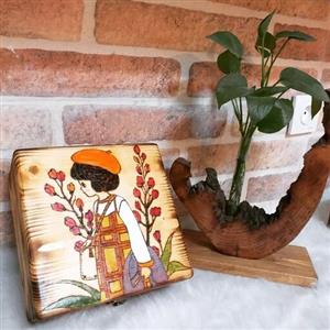 جعبه،طراحی با  سوخته کاری
