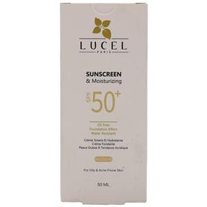 کرم ضد آفتاب spf 50 رنگی متوسط مناسب پوست چرب و مختلط