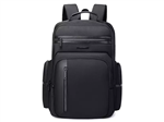  Bange BG-2602 Men Impaled Leather Waterproof Backpack with USB Port