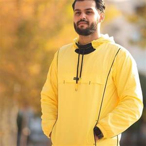 هودی مردانه D109 برساد رنگ زرد سایز M