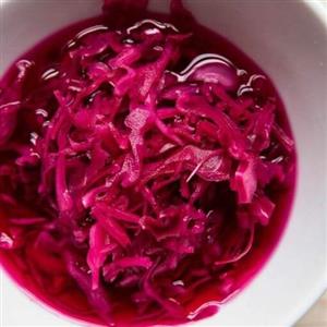 ترشی کلم قرمز  خانگی