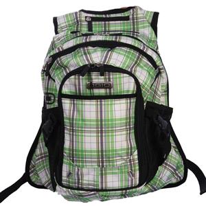 کوله پشتی او جی مدل FUGITIVE GREEN PLAID مناسب برای لپ تاپ های 13 15 اینچی 