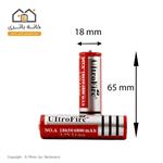 باتری لیتیوم آیون 18650 شارژی 3.7 ولت 5800 میلی آمپر اولترافایر  Ultra Fire