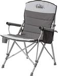 صندلی متوسط خاکستری تاشوی قابل حمل کر اکیو امپ منت | Core Equipm ent Padded Hard Arm Camping, Outdoor, Garden And Picnic Chair, Grey , Medium|تحویل دو تا سه هفته کاری