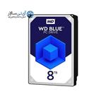 هارد اینترنال وسترن دیجیتال آبی 8 ترابایت مدل Blue WD80EZRZ