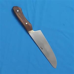 چاقو راسته فولادی دسته چوبی استاد داوود  مخصوص خرد کنی