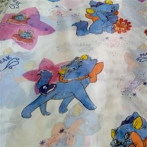 پرده حریر  گلدار عرض 2متری