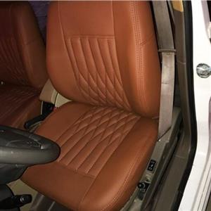 روکش صندلی سمند و سمند سورن صندلی جدید تمام چرم جلوه حضرتی طرح بوگاتی