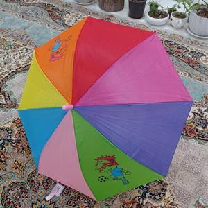 چتر بچه گانه رنگین کمانی