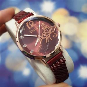 ساعت مچی زنانه گوچی صفحه کهکشانی قرمز GUCCI
