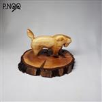 مجسمه چوبی بامزه و کوچولو اسب کاملا دست ساز و جلاخورده و مقاوم مناسب برای هدیه و کادو تولد و گیفت و تزئینات