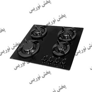 اجاق گاز صفحه ای 4شعله شیشه ای دیزوک مدل DIZ-21