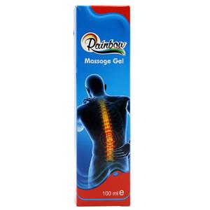 ژل ماساژ و ضد درد رینبو مدل Massage Gel کد 593 حجم 100 گرم